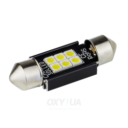 Світлодіоди в габаритні вогні. підсвітку номера та в салон DriveX T11-119 36mm 3020-6 12-36V CAN автомобільні світлодіоди 12В