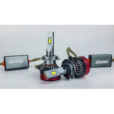LED лампи автомобільні DriveX FE-01 H7 57W CAN 9-32V 6K