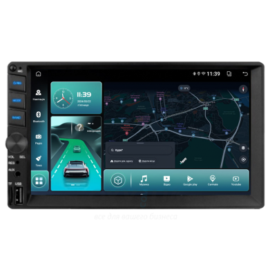 Автомобільна мультимедійна система DriveX UA-21 7" 2-Din 2+32Gb 2.5D QLED 4-Cores Android 12.0