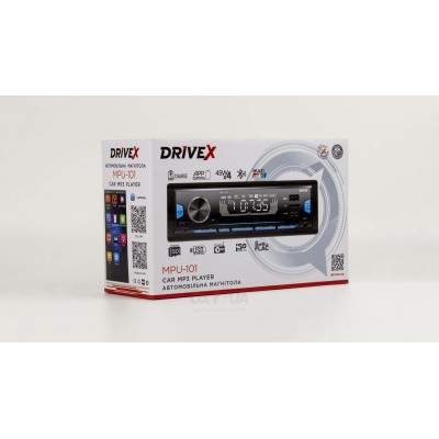 Автомагнітола 1-Din DriveX MPU-101 4х45Вт BT APP