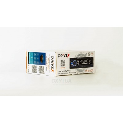 Автомагнітола 1-Din DriveX MPU-107 4х45Вт BT APP Автомагнітола 1-Din DriveX MPU-107 4х45Вт BT APP