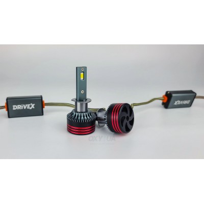 LED лампи автомобільні DriveX FE-01 H1 57W CAN 9-16V 6K