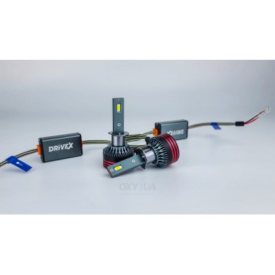 LED лампи автомобільні DriveX FE-01 H1 57W CAN 9-16V 6K