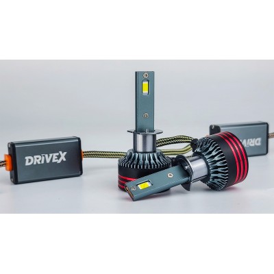 LED лампи автомобільні DriveX FE-01 H1 57W CAN 9-16V 6K