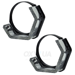 Маска декоративна для автомобільних фар DriveX MS i8-V30 3.0" DRL W+Y з вбудованою підсвіткою