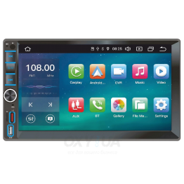 Автомобільний мультимедійний центр 2-Din 7" з бездротовим CarPlay та Android Auto - DriveX LNX-700 Linux