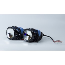 BiLED лінзи автомобільні DriveX BiLED City 3.0" 60/70W 6K 3xLED - модуль ближнього/дальнього світла