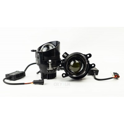 Світлодіодна лінза у фари DriveX FOG BiLED HL3 Toyota 3Color 3.0" 3/4.3/6K 3-колірна
