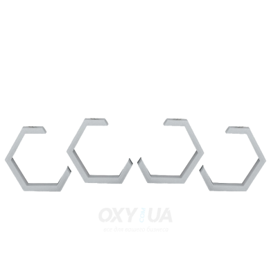 Маска декоративна для автомобільних фар DriveX MS A-106 3.0" Silver White з вбудованою підсвіткою