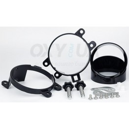 Маска декоративна для автомобільних фар DriveX Toyota frame 3,0 inch v2 з вбудованою підсвіткою