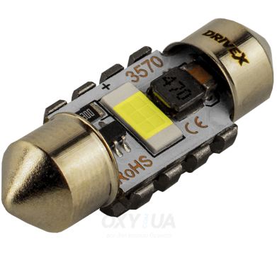 Світлодіоди в габаритні вогні. підсвітку номера та в салон DriveX S25-101 1156-15 12V автомобільні світлодіоди 12В