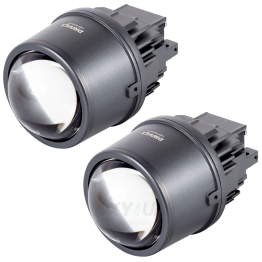 BiLED лінзи протитуманні автомобільні DriveX FOG BiLED HL8A 3.0" 50/60W 3K/5K/6K - 3-колірна