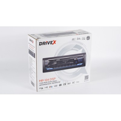 Автомагнітола 1-Din DriveX MP-124 DSP 2,5A 4*50W