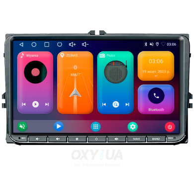 Автомобільна мультимедійна система DriveX SE-VW 4+64 QLED 4G DSP 8CF 4x50W(TDA7851)