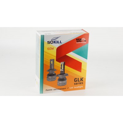 LED лампи автомобільні SoKill GLK 9005 60W 9-32V 6К LED к-т. LED лампи автомобільні SoKill GLK 9005 60W 9-32V 6К LED к-т.