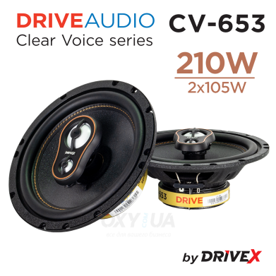 Автомобільна акустична система DriveX CV-653 6.5" 105W 4Om Автомобільна акустична система DriveX CV-653 6.5" 105W 4Om