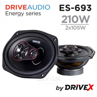 Автомобільна акустична система DriveXES-693 6x9" 105W 4Om Автомобільна акустична система DriveXES-693 6x9" 105W 4Om