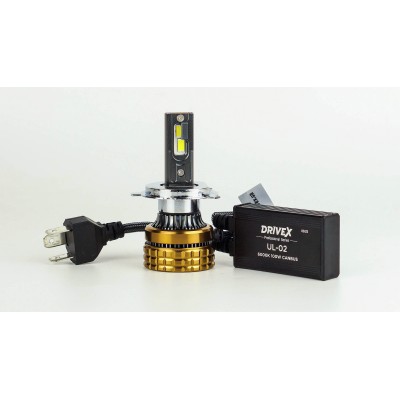 LED лампи автомобільні DriveX UL-02 H4/H19 6K 100W CAN 12V