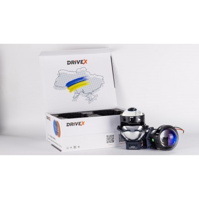 BiLED лінзи автомобільні DriveX BiLED Triada DLX 100/110W 3xLED 5500K