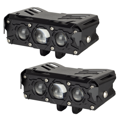 Фара додаткового світла WL MT-10 H/L Dual 40/55W 6000K 12-80V STM к-т.