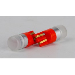 Світлодіоди в габаритні вогні. підсвітку номера та в салон  DriveX T10-201n Red 1Lm 3030-1 9-36V W5W base-10mm C