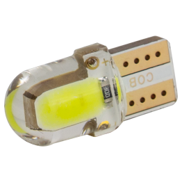 Світлодіоди в габаритні вогні. підсвітку номера та в салон  DriveX T10-218 White 12V 0.3W 25Lm W5W base-10mm C