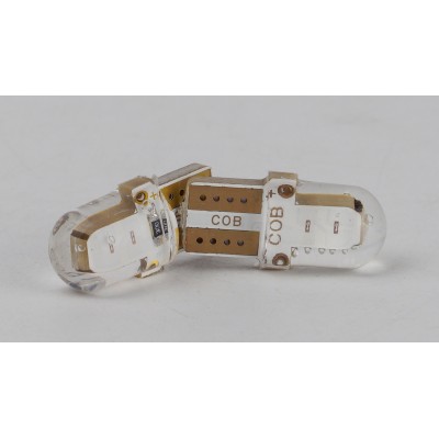 Світлодіоди в габаритні вогні. підсвітку номера та в салон  DriveX T10-218 Blue 12V 0.3W 10Lm W5W base-10mm C