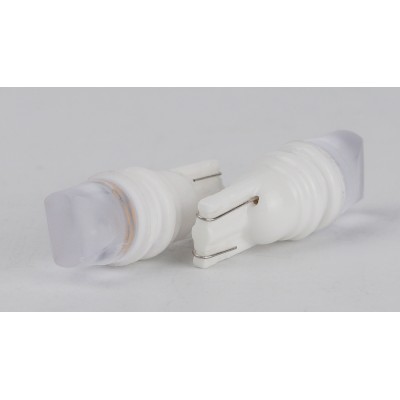 Світлодіоди в габаритні вогні. підсвітку номера та в салон  DriveX T10-222 White 12V 0.3W 15Lm W5W base-10mm C