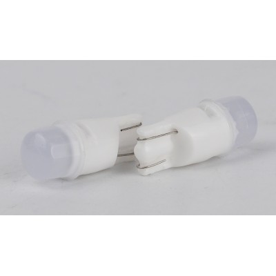 Світлодіоди в габаритні вогні. підсвітку номера та в салон  DriveX T10-225 White 12V 0.3W 15Lm W5W base-10mm C