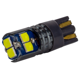 Світлодіоди в габаритні вогні. підсвітку номера та в салон  DriveX T10-228 White 12-24V 1.7W 170Lm W5W base-10mm B