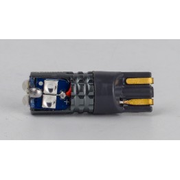 Світлодіоди в габаритні вогні. підсвітку номера та в салон  DriveX T10-228 Blue 12-24V 1.7W 65Lm W5W base-10mm B