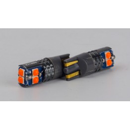 Світлодіоди в габаритні вогні. підсвітку номера та в салон  DriveX T10-228 Red 12-24V 1.7W 15Lm W5W base-10mm B