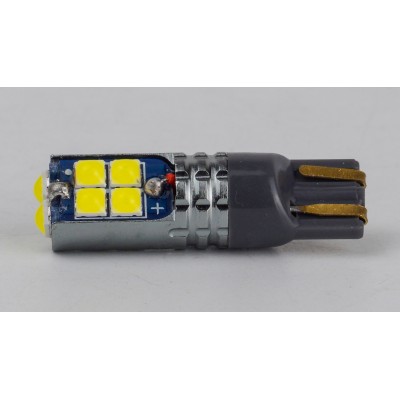 Світлодіоди в габаритні вогні. підсвітку номера та в салон  DriveX T10-229 12-24V 1.7W 200Lm W5W base-10mm B