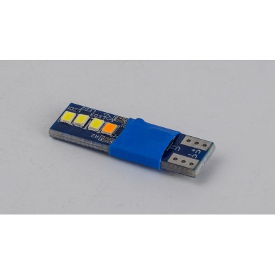 Світлодіоди в габаритні вогні. підсвітку номера та в салон  DriveX T10-230 Yellow 12V 0.6W 30Lm W5W base-10mm C