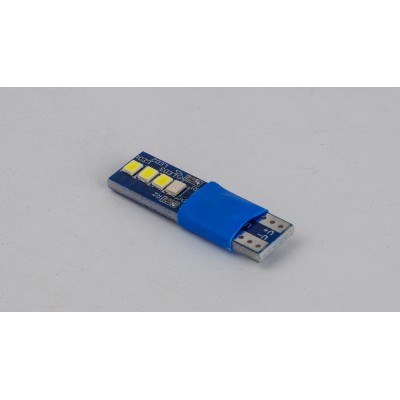 Світлодіоди в габаритні вогні. підсвітку номера та в салон  DriveX T10-230 Green 12V 0.6W 30Lm W5W base-10mm C