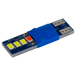 Світлодіоди в габаритні вогні. підсвітку номера та в салон  DriveX T10-230 Red 12V 0.6W 30Lm W5W base-10mm C