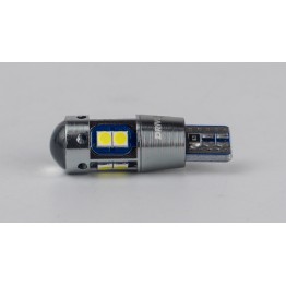 Світлодіоди в габаритні вогні. підсвітку номера та в салон  DriveX  T10-236 12-28V 2.2W 170Lm W5W base-10mm C