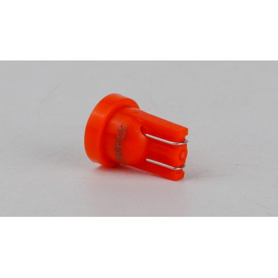 Світлодіоди в габаритні вогні. підсвітку номера та в салон  DriveX T10-244 Red 12V 0.3W 1Lm W5W base-10mm C