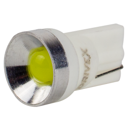 Світлодіоди в габаритні вогні. підсвітку номера та в салон  DriveX T10-245 12V 0.5W 40Lm W5W base-10mm B