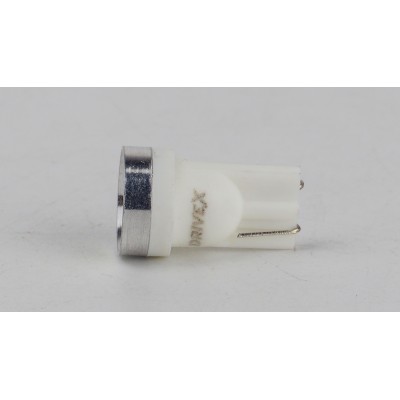 Світлодіоди в габаритні вогні. підсвітку номера та в салон  DriveX T10-245 12V 0.5W 40Lm W5W base-10mm B
