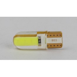 Світлодіоди в габаритні вогні. підсвітку номера та в салон  DriveX T10-035 Green COB 0.8W 60Lm 12V W5W base-10mm C