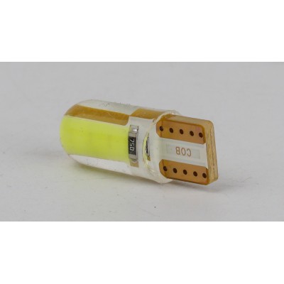 Світлодіоди в габаритні вогні. підсвітку номера та в салон  DriveX T10-035 Green COB 0.8W 60Lm 12V W5W base-10mm C