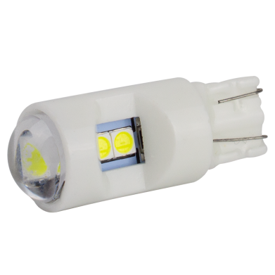 Світлодіоди в габаритні вогні. підсвітку номера та в салон  DriveX T10-252 12V 1.5W 110Lm W5W base-10mm C