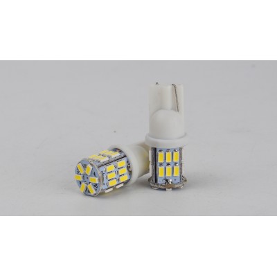 Світлодіоди в габаритні вогні. підсвітку номера та в салон  DriveX T10-253 12V 1.2W 120Lm W5W base-10mm C