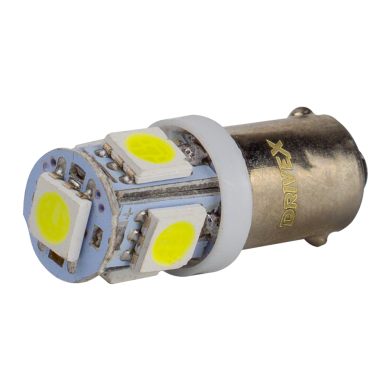 Світлодіоди в габаритні вогні. підсвітку номера та в салон T8-208 24V 1W 15Lm BA9S/T4W d-9mm C