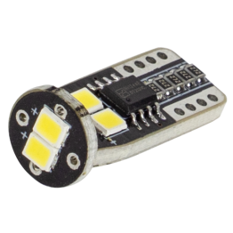 Світлодіоди в габаритні вогні. підсвітку номера та в салон  DriveX T10-259 10-16V 2.5W 125Lm W5W base-10mm C