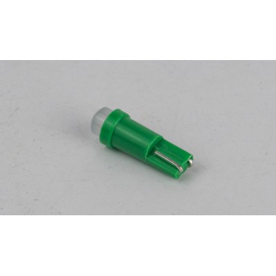Світлодіоди в габаритні вогні. підсвітку номера та в салон  DriveX T5-205 Green 12V 0.2W 7Lm BA7S/W1.2W d-5mm C