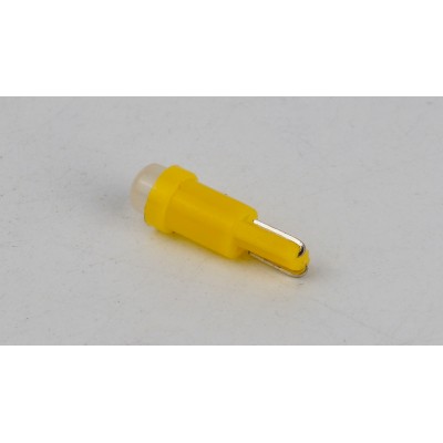Світлодіоди в габаритні вогні. підсвітку номера та в салон  DriveX T5-205 Yellow 12V 0.2W 1Lm BA7S/W1.2W d-5mm C
