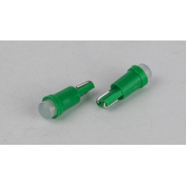 Світлодіоди в габаритні вогні. підсвітку номера та в салон  DriveX T5-205 Green 24V 0.2W 7Lm BA7S/W1.2W d-5mm C