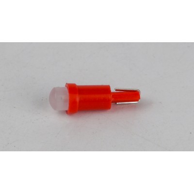 Світлодіоди в габаритні вогні. підсвітку номера та в салон  DriveX T5-205 Red 24V 0.2W 1Lm BA7S/W1.2W d-5mm C